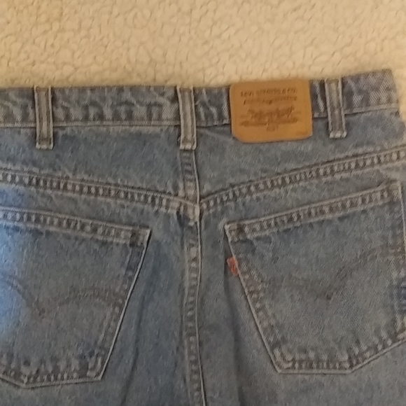 Men's Levi's blue wash heavy denim size 33 x 34 - Picture 3 of 4